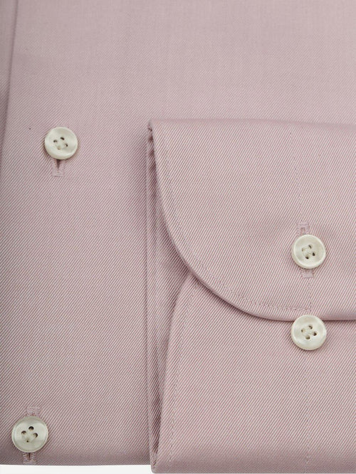 Twill overhemd lichtroze