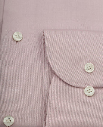 Twill overhemd lichtroze