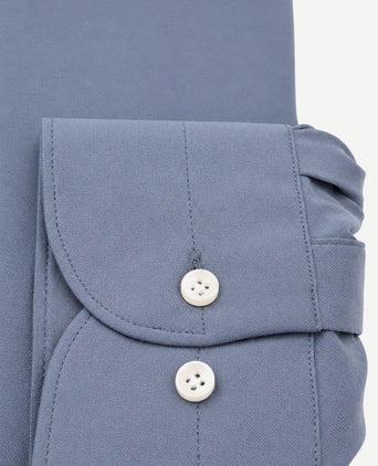 Japanese knitted overhemd indigo