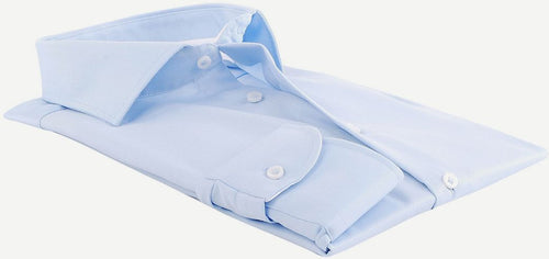 Profuomo overhemd blauw contrast | Slim-fit