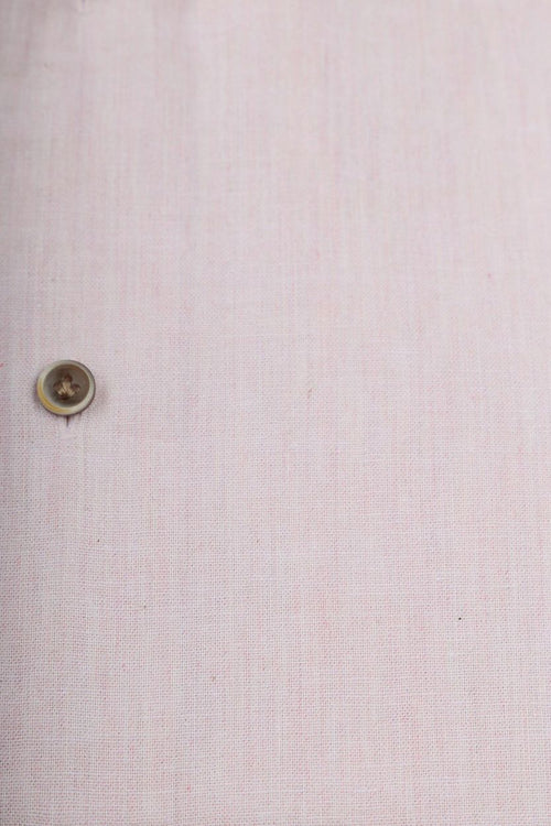 Profuomo overhemd linnen roze | Slim-fit