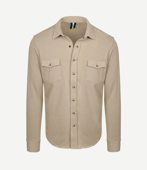 Overshirt western beige