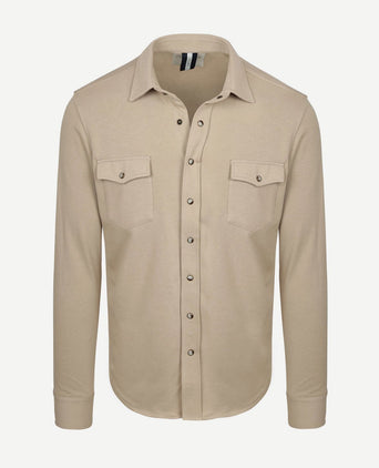 Overshirt western beige