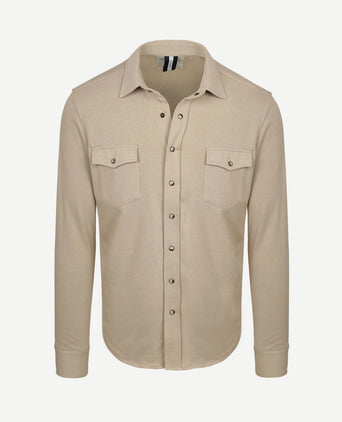 Overshirt western beige