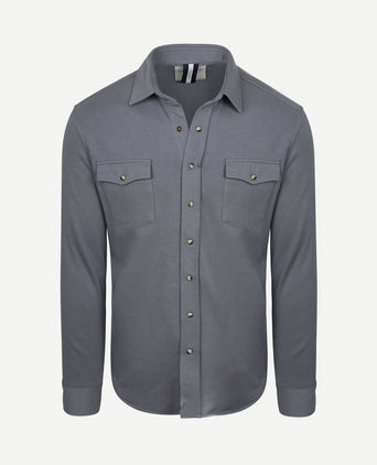 Overshirt western blauw