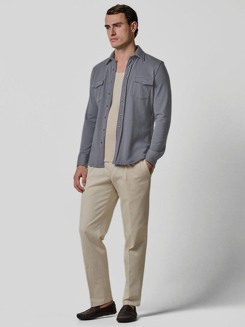 Overshirt western blauw