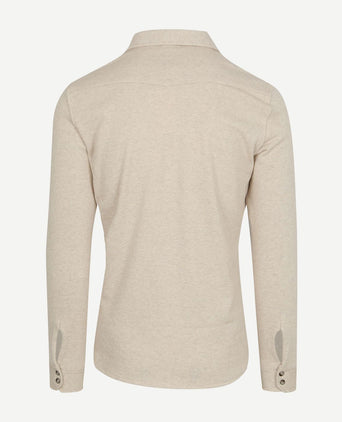 Profuomo overshirt western jersey ecru