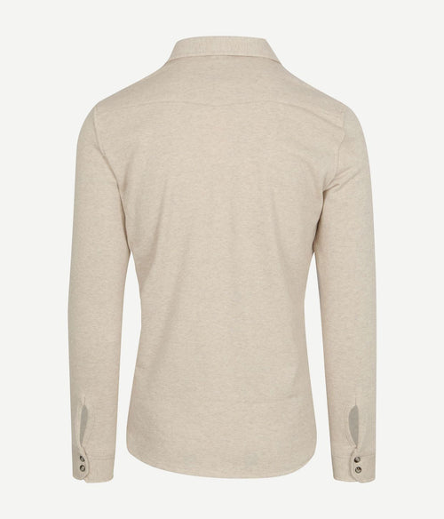 Profuomo overshirt western jersey ecru