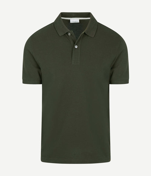 Piqué poloshirt army