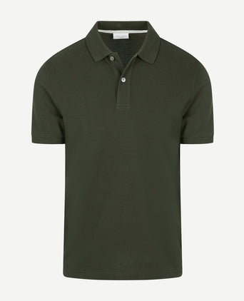 Piqué poloshirt army