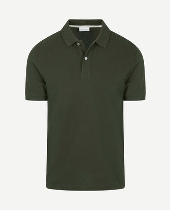 Piqué poloshirt army