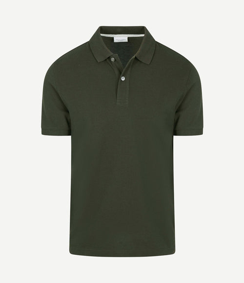 Piqué poloshirt army