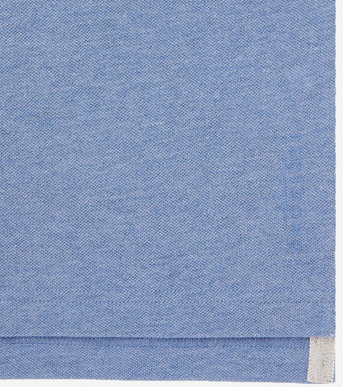 Profuomo piqué poloshirt blauw