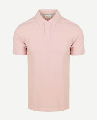 Profuomo piqué poloshirt lichtroze