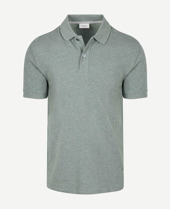 Piqué poloshirt melange groen