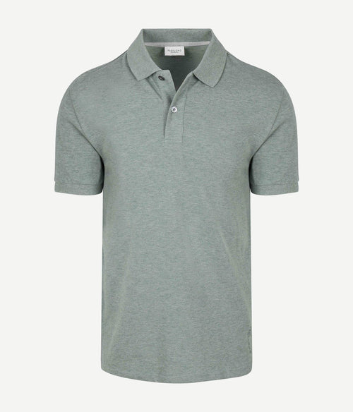 Piqué poloshirt melange groen