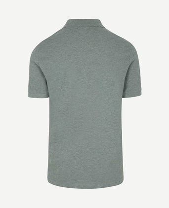Piqué poloshirt melange groen