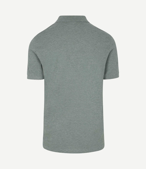 Piqué poloshirt melange groen