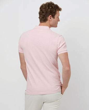 Profuomo piqué poloshirt roze