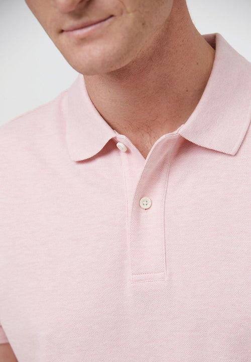 Profuomo piqué poloshirt roze