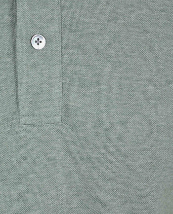 Piqué poloshirt melange groen