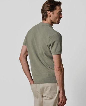 Poloshirt riva luxury structure groen