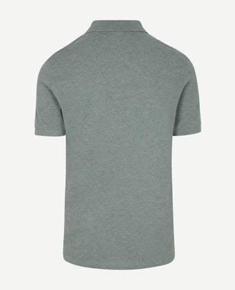 Piqué poloshirt melange groen