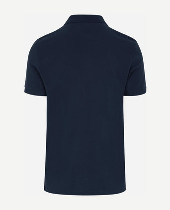 Piqué poloshirt donkerblauw