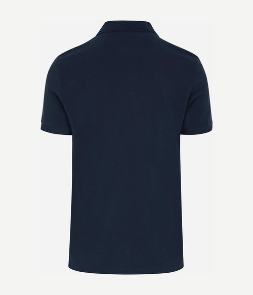 Piqué poloshirt donkerblauw