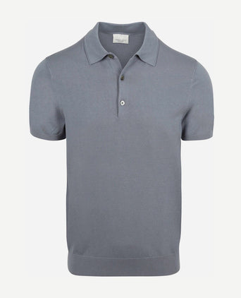 Poloshirt luxury basic blauw
