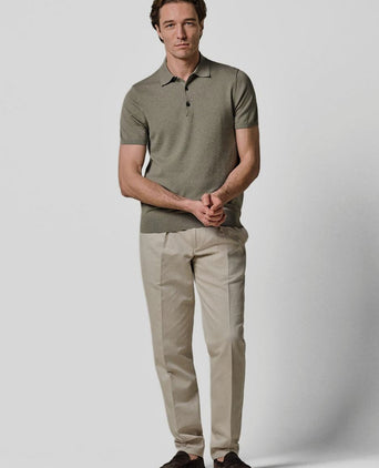 Poloshirt luxury basic groen