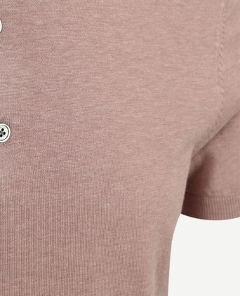Poloshirt luxury basic roze