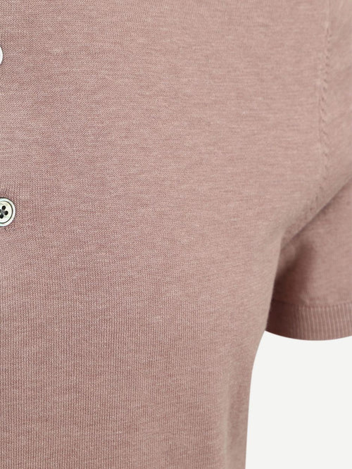 Poloshirt luxury basic roze