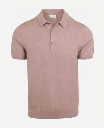 Poloshirt luxury basic roze