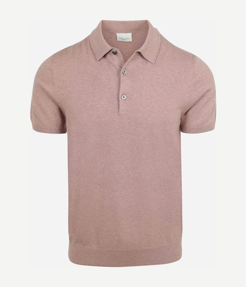 Poloshirt luxury basic roze