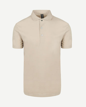 Poloshirt luxury knitted beige