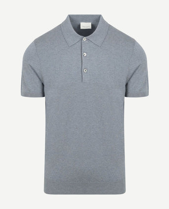 Profuomo poloshirt luxury knitted blauw