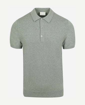Profuomo poloshirt luxury knitted groen