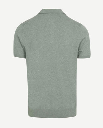 Profuomo poloshirt luxury knitted groen