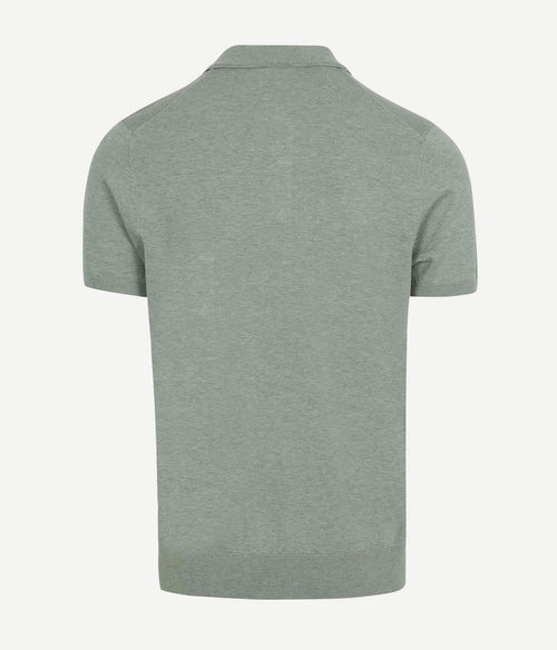 Profuomo poloshirt luxury knitted groen