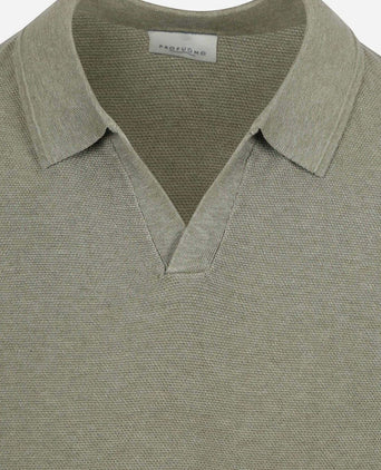 Poloshirt riva luxury structure groen
