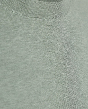 Profuomo pullover luxury basic groen | Regular-fit