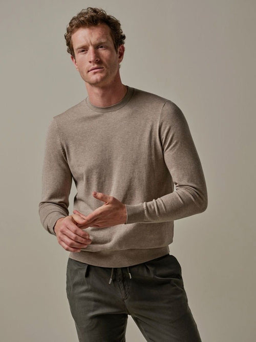 Profuomo pullover luxury beige