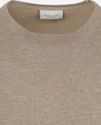 Profuomo pullover luxury beige