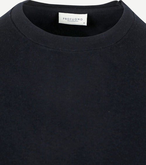 Profuomo pullover luxury donkerblauw