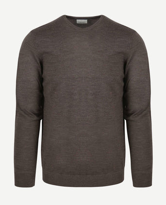 Profuomo pullover merino taupe