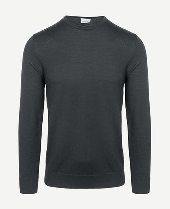 Profuomo pullover merinowol antraciet