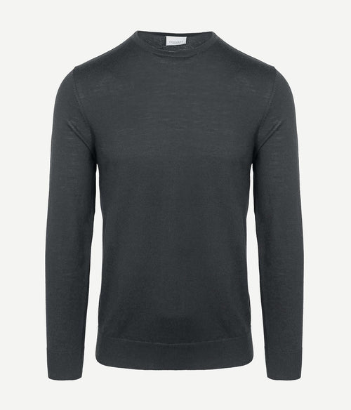 Profuomo pullover merinowol antraciet