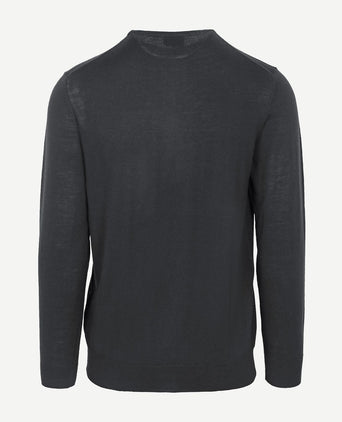 Profuomo pullover merinowol antraciet