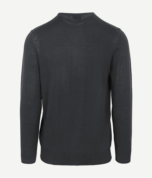 Profuomo pullover merinowol antraciet